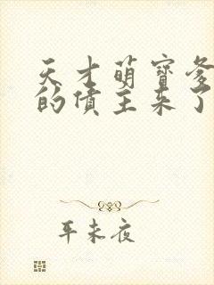 天才萌宝爹地你的债主来了演员表