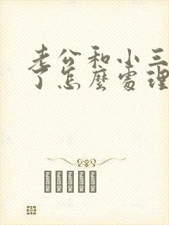 老公和小三怀孕了怎么处理