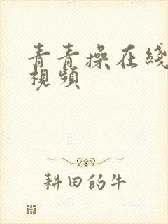 青青操在线播放视频