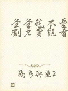 爸爸我不爱你短剧免费观看全集高清版封面