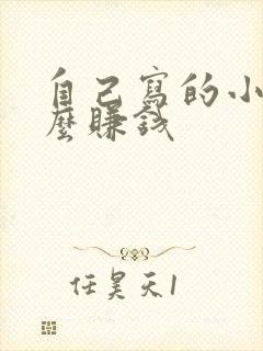 自己写的小说怎么赚钱