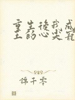 重生后我成了帝王的心尖宠 小说