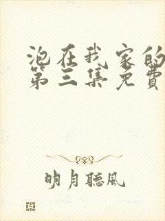 泡在我家的辣妹第三集免费在线观看