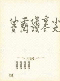 仙子保重小说免费阅读全文最新章节