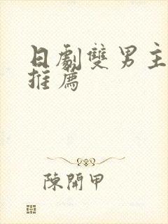 日剧双男主的剧推荐封面