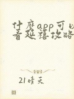 什么app可以看延禧攻略