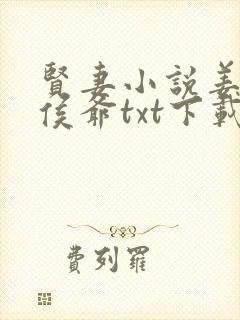贤妻小说姜予小侯爷txt下载