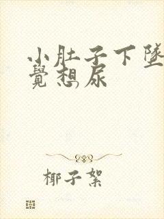 小肚子下坠胀感觉想尿