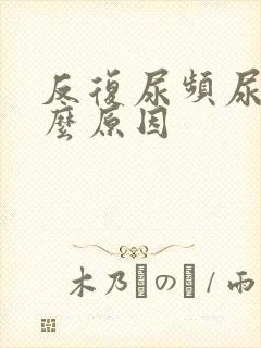 反复尿频尿痛什么原因