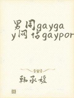 男同gaygay网站gayporn