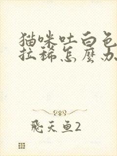 猫咪吐白色泡沫拉稀怎么办