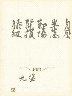 膝关节半月板2级损伤怎么治疗