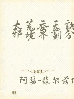 太荒吞天诀柳无邪境界划分