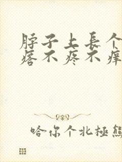 脖子上长个小疙瘩不疼不痒怎么回事封面