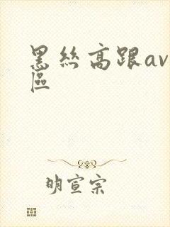 黑丝高跟av一区