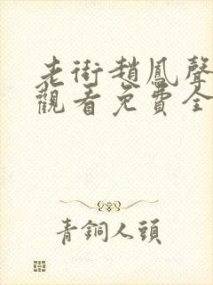 老街赵凤声在线观看免费全集