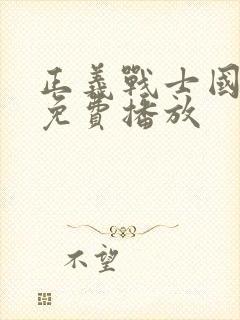 正义战士国语版免费播放封面