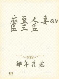 麻豆人妻av二区三区