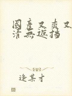 国产又爽又黄高清无遮挡