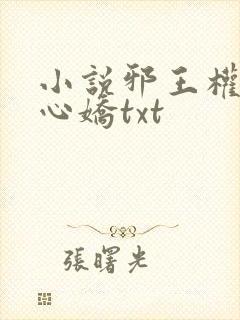 小说邪王权宠掌心娇txt