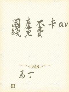 国产不卡av在线免费