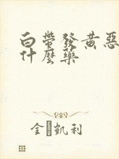 白带发黄恶臭吃什么药