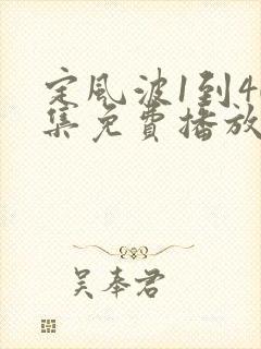 定风波1到40集免费播放