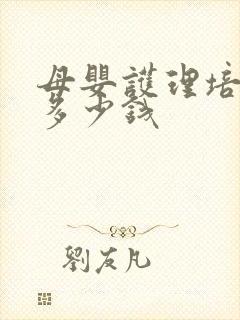 母婴护理培训要多少钱封面