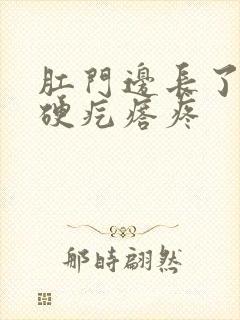 肛门边长了一个硬疙瘩疼