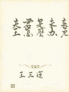 夫君是未来大魔王怎么办免费阅读小说