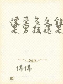 怀孕多久能检查是男孩还是女孩封面