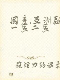 国产,亚洲欧美一区二区