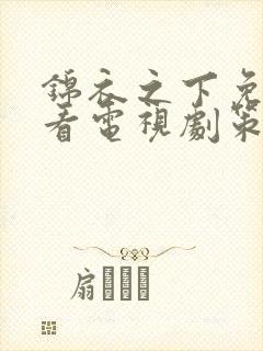 锦衣之下免费观看电视剧策驰