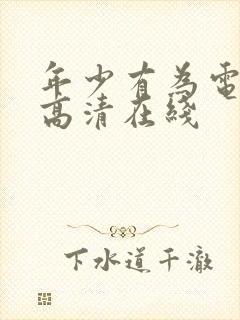 年少有为电视剧高清在线封面