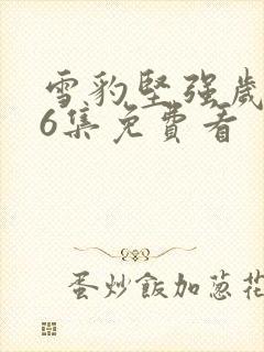 雪豹坚强岁月46集免费看