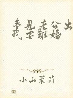 梦见老公出轨了我要离婚封面