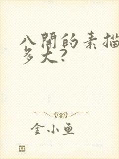 八开的素描纸有多大?