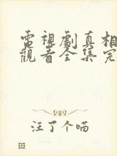 电视剧真相免费观看全集完整版