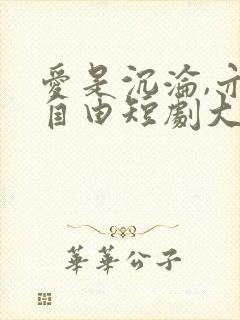 爱是沉沦,亦是自由短剧大结局