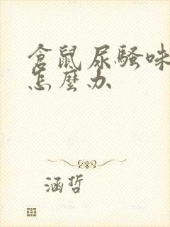 仓鼠尿骚味太大怎么办