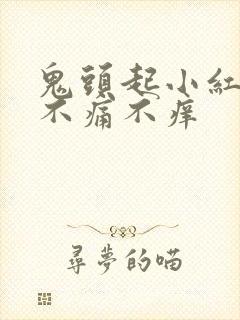 鬼头起小红肉粒不痛不痒封面