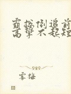 霸总倒追前妻你高攀不起短剧免费