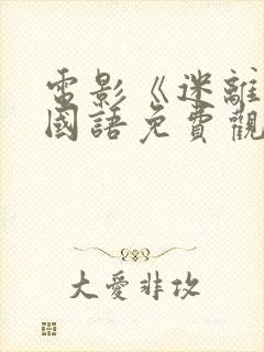 电影《迷离夜》国语免费观看