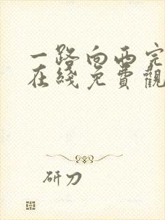 一路向西完整版在线免费观看封面