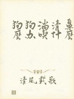 狗狗淌清鼻涕怎么办吃什么药