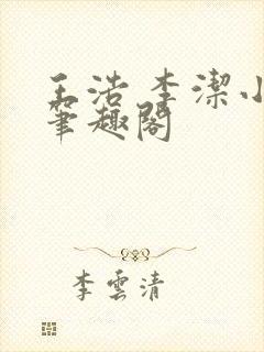 王浩 李洁小说笔趣阁
