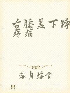 右膝盖下蹲弯曲疼痛