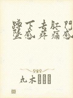 蹲下去肛门有下坠感疼痛感