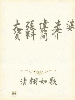 大张伟老婆个人资料简介