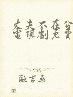 丈夫不在公迫我电视剧免费观看封面